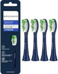 Brushmo Replacement Toothbrush Heads Compatible with Philips Sonicare One Toothbrush, for HY1100 Midnight Navy Blue HY1022/04 Brush Head (Midnight Navy Blue) 4 Pack