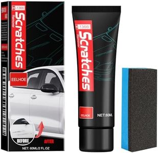 lomdung Autokratzer Reparaturpaste Mit Schwamm, Auto Autopolitur Kratzer Entfernen, Nano-Reiniger für Das Auto, Einfache Reparatur von Lackkratzern Wasserflecken, für Autos und Motorräder, 60ML