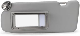 ZUDZUW Left Driver Side Gray Sun Visor with Makeup Mirror 83280-TLA-A62 83280-TLY-H11ZB for Honda CRV CR-V 2017-2022