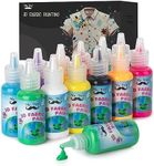 Mr. Pen- 3D Fabric Paint Set, 12 Colors, 0.67 oz, 3D Paint, Paint for Clothing, T-Shirt Paint, Paint for Crafts, Fabric Paint, Fabric Paint for Clothes
