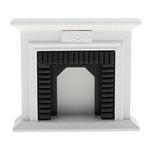 Pinakine® Dollhouse Furniture 1:12 Scale Miniatures White Fireplace Model Accessories | Furniture & Room Items | Dolls & Bears | Dollhouse Miniatures