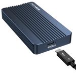 ACASIS 40Gbps M.2 NVMe SSD Enclosure, Sturdy 8TB USB-C Aluminum External Hard Drive Enclosure, for M1 Pro/Max Mac, Support 2280 B+M M-Key PCIe, Compatible with USB4/3.2/3.1/3.0/2.0