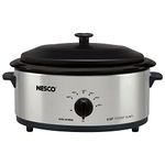 NESCO 4816-25 Electric Roaster, standard, Silver