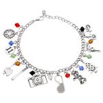 QGSIWEI Bracelet Stranger Things Shiny Charm Bracelet Movie Inspired Cosplay Jewelry