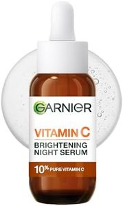 Garnier Targeted Anti Dark Spot Night Serum for Face, with 10% Pure Vitamin C & Hyaluronic Acid, Anti Pigmentation & Dullness, For All Skin Types, Approved by Cruelty Free International, Vegan, 30 ml