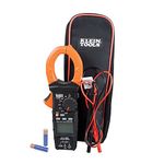 Klein Tools Digital Clamp Meter, Measures Current, Voltage, Resistance, Continuity, Frequency, and More CL900, Black With Orange Clamp