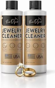Evo Dyne 2-Pack Ultrasonic Jewelry Cleaner - 16oz Total – Jewelry Cleaner Solution for Diamond, Gold, Silver, Gemstones – Extra Concentrated Jewelry Cleaner for Sonic and Ultrasonic Machines