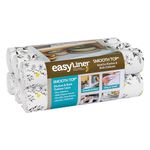 Smooth Top EasyLiner for Cabinets & Drawers - Easy to Install & Cut to Fit - Shelf Paper & Kitchen Drawer Liner Non Adhesive - Non Slip Shelf Liner - 12 Inch Width - 60 Total Feet - Dark Gray Branch