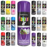 Classic Signature - 1 x All Purpose Proper Purple Aerosol Spray Paint 250ml Quick Drying Spray, Fast Dry and Excellent Coverage for Wood, Metal, Plastic and more