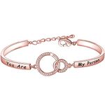 FEELMEM BFF Bracelet You are My Person Bracelet Best Friendship Gifts for Friend Sister Birthday Gift Graduation Gift(RG)