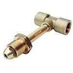 3 Way T Tee Connector Propane Lpg POL for Gas Bottle Pig Tail Hose AR/R132