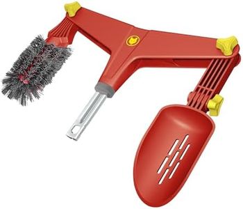 WOLF-Garten multi-star Dachrinnenreiniger GC-M (mit Schaufel & Brüste, entfernt Schmutz & Laub, mit Teleskopstiel Dachrinnen vom Boden aus säubern, passend für multi-star-System) 71ANA013650