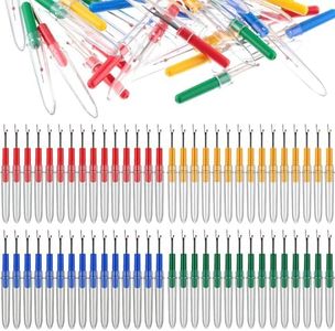 Lanties 60 Pcs Colorful Seam Ripper Bulk Seam Rippers for Sewing Tool Embroidery Remover Handy Sewing Seam Ripper for Opening Removing Seams and Hems DIY Craft, 4 Colors
