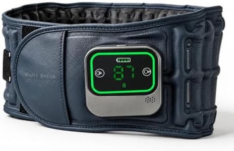 Electric Auto-Inflatable Decompression Belt for Lower Back Pain (Blue)