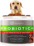 PawMedica Dog Probiotics and Digestive Enzymes, Probiotics for Dogs Made in USA, Pet Probiotic Chews for Dogs, Prebiotics & Probiotic Dog Digestive Support, Probiotic Treats - 120 Dog Probiotic Chews