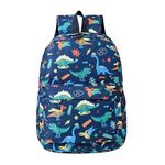 School backpack,Kids Backpack,Cute Preschool Toddler Schoolbag for Boys and girls (Dinosaur deep blue)