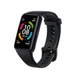 HONOR Band 6 Smart Watch, 1.47” Large AMOLED Screen Display, 14 Days Battery, Fitness Tracker with Blood Oxygen & Heart Rate Monitor, Step Counter, Official UK Stock + Warranty- Black