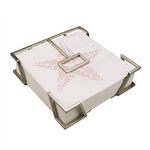 ArtsOnDesk Modern Art Dinner Napkin Holder st216 Stainless Steel Satin Finish Patent Applying for- Dinner Luncheon Lunch Paper Napkin Holder Dispenser Organizer Christmas Thanksgiving Gift.