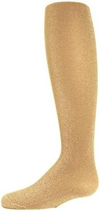 MeMoi Shining Star Shimmer Girls Tights Gold 6-8