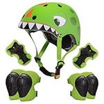 Kids Helmet for 2-8 years old Boys Girls Toddler Bike Helmets Lightweight Dinosaur Multi-Sports Helmet Safety Protection Gear for Cycling Skateboard Scooter, Birthday Gifts for Kids