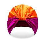 SILKE Hair Wrap - The Poppy | 100% Luxurious Silk Hair Wrap | The Silk Bonnet Hair Turban that Protects & Repairs Damaged Hair | Sleep Cap Suitable for Frizzy, Curly, & Straight Hair Types