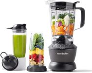 Nutribullet 1200W Combo Blender, USA #1 Mixer / Grinder / Smoothie Maker, "The Original Nutribullet", Food Processor, Best Blender, 3 Unbreakable Jars, 1.8L Extra Large Pitcher & Tamper