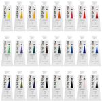 MEEDEN Artist Oil Paint Set - 24 Colors x 60ml/2oz Tubes - Professional Art Supplies for Canvas Painting