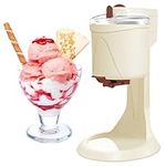 KYZTMHC Soft Serve Ice Cream Maker Ice Cream Roll Maker Soft Ice Cream Machine Kitchen Fruit Ice Cream Roll Dessert Maker Snow Cone Machine for Yoghurt, Sorbet