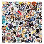 Fairy Tail Sticker Pack 100pcs, Vinyl Sticker for Water Bottles Laptop Skateboard Notebook, Gift for Adults Kids Teens