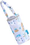 1Pcs Baby Bottle Warmer Bag Baby Insulated Bottle Tote Bags Breastmilk Cooler Bag Portable Breastmilk Storage Pouch for Home Outdoor