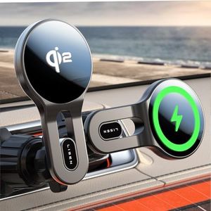 LISEN for QI2 15W MagSafe Car Mount Charger, for iPhone 16 Wireless Car Charger Magnetic Car Phone Holder Mount, Car Phone Mount Charger Vent Fit for iPhone 16 15 Pro Max 14 13 12 MagSafe Cases