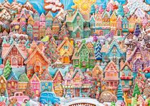 Ravensburger Christmas Cookie Village 1000 Piece Jigsaw Puzzle for Adults - 12001267 - Handcrafted Tooling, Made in Germany, Every Piece Fits Together Perfectly