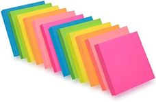 ZCZN 6 Bright Colour Sticky Notes, 