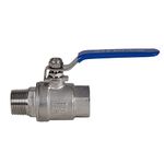 JIVTO Stainless Steel Ball Valve 3/4 Inch BSP,Male to Female,2 PC Type Full Port Valve for Water.