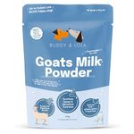 Buddy & Lola Goats Milk Powder for Dogs & Cats | Digestive Dog Health | Low Lactose Dog & Puppy Milk | Perfect for Hydration | Suitable for Puppies & Dogs of all ages | Nutrient Rich Goat Milk Powder