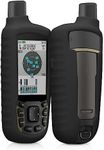 kwmobile Case Compatible with Garmin GPSMAP 65/62 / 62S / 62SC - GPS Handset Navigation System Soft Silicone Skin Protective Cover - Black