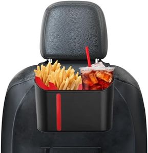 Car Trash Can Organizers and Storage,Trash Bag Car Garbage Bin Seat Back Organizer Automotive Cup Holder Interior Car Essentials (2)