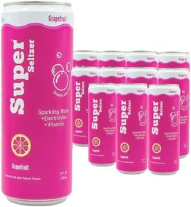 Super Seltzer Grapefruit Sparkling Water with Electrolytes and Vitamins