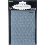 Darice Heart Background Embossing Folder, 4.25-Inch by 5.75-Inch