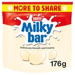 Milkybar White Chocolate Giant Buttons More to Share Sharing Bag 176g