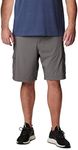 Columbia Men's Silver Ridge Utility Cargo Short, City Grey, 34