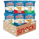 Ruffles Potato Chips, Variety Pack,