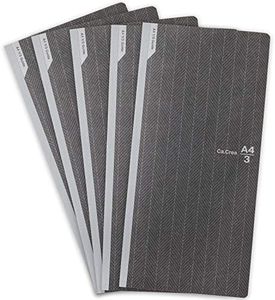 Plus Notebook Notepad, K.Crie, A4 x 1/3, NS Series, Square, 5 Books, Black, 77762 x 5