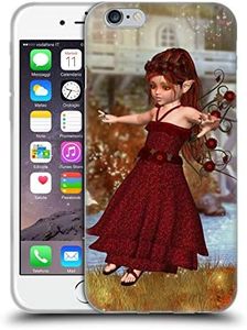 Head Case Designs Officially Licensed Simone Gatterwe Autumn Fairy Assorted Designs Soft Gel Case Compatible with Apple iPhone 6 / iPhone 6s