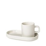 Blomus 63703 Pilar Espresso Cups Stoneware Moonbeam