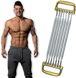 KAHEGIND Detachable for Man Chest Expander Training Muscles Strengthen Fitness Home Office Arm 7 Spring Exercise Body Building Workout