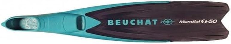 Beuchat MUNDIAL ONE 50 SPEARFISHING AND FREE-DIVING FINS (7-8, Black)