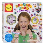 ALEX Toys - Make Your Own Ceramic Bead Jewelry Kit - Over 225 Custom Stickers Included