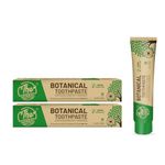 The Herbal Botanical Oral Care & Toothpaste 100g | 100% Herbal Actives | Best Toothpaste For Whitening Teeth, Stronger Teeth and Fresh Breath | Ayurvedic, SLS & Fluoride Free | Pack of 2