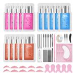 Lomansa Lash Lift Kit, Eyelash Perming Kit, Gentle Slow Acting Lotion Sachets, Suitable for Beginner and Salon